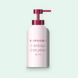Contour des yeux illuminateur à l'adénosine – Sopoong, flacon-pompe 20 ml