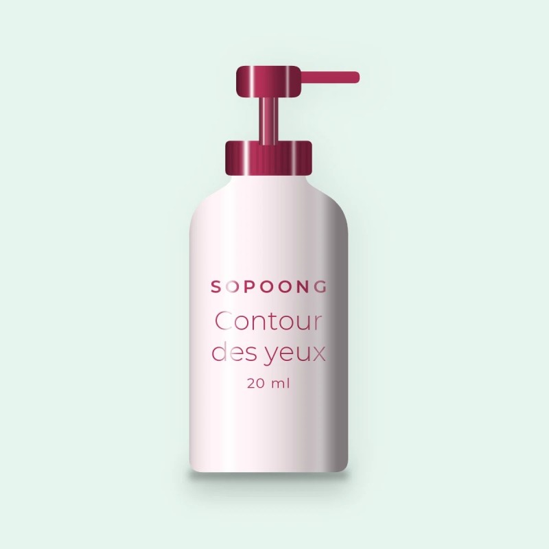 Contour des yeux illuminateur à l'adénosine – Sopoong, flacon-pompe 20 ml