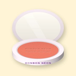 Blush Sucre d'Orge effet vitaminé – Bonbon Néon, boîtier 4 g, teinte 05 Corail