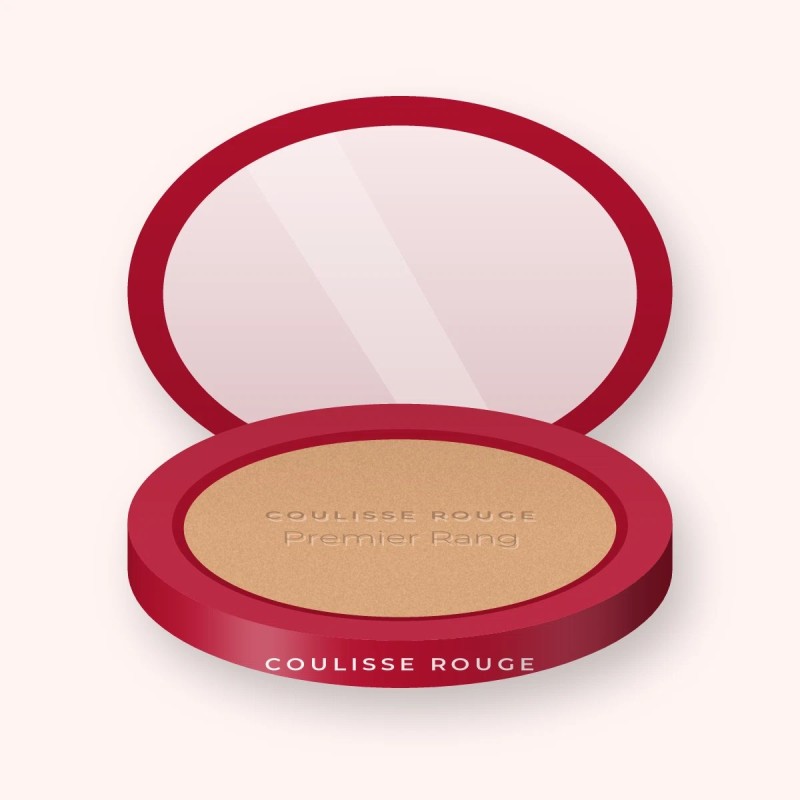 Terre de soleil Premier Rang à l'huile d'abricot – Coulisse Rouge, boîtier 10 g, teinte 01 Hâle léger