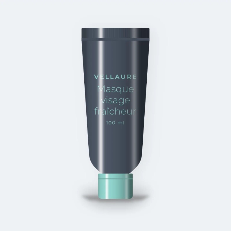 Masque visage fraîcheur à l'acide hyaluronique – Vellaure, tube 100 ml