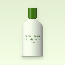 Shampooing brillance miroir Menthe Vive – Fraîcheline, flacon 500 ml