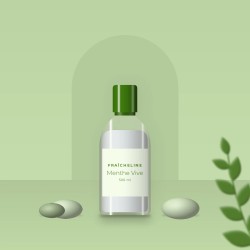 Shampooing brillance miroir Menthe Vive – Fraîcheline, photo d'ambiance