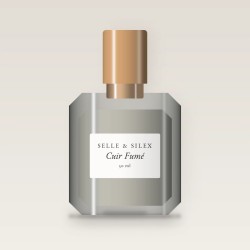 Parfum Cuir Fumé tellurique – Selle & Silex, flacon 50 ml