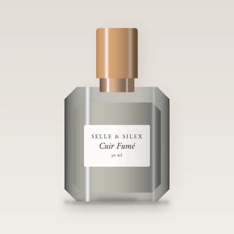 Parfum Cuir Fumé tellurique – Selle & Silex, flacon 50 ml