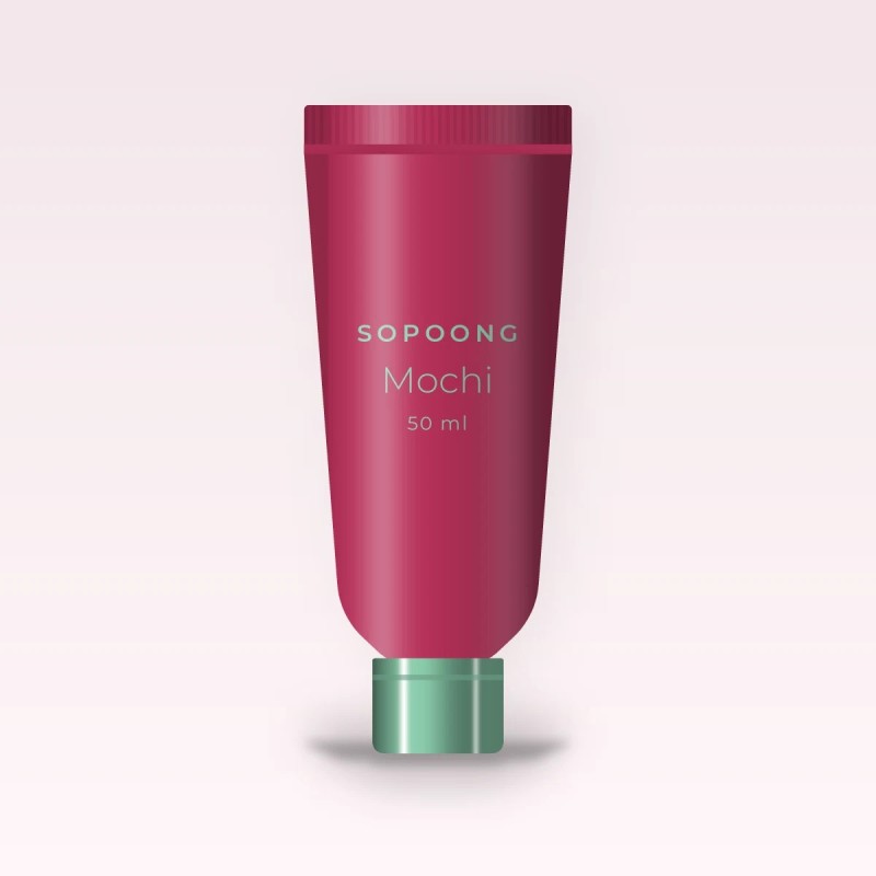 Mochi crème solaire visage lissante SPF 50 – Sopoong, tube 50 ml
