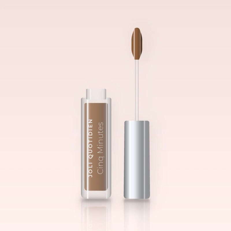 Correcteur Cinq Minutes anticernes – Joli Quotidien, flacon applicateur 8 ml, teinte 10 Ambre
