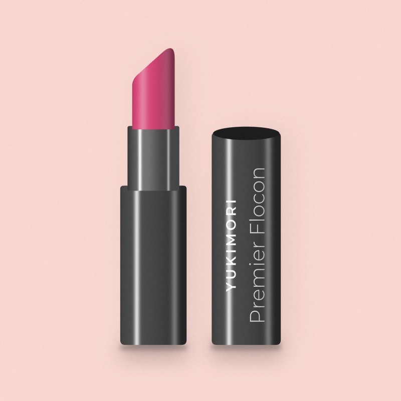 Rouge à lèvres Premier Flocon à l'amande douce – Yukimori, étui 3,5 g, teinte 06 Rose vif