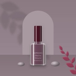 Vernis à ongles couleur pure Pêche Douce – Sopoong, photo d'ambiance