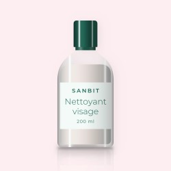 Nettoyant visage désincrustant à la niacinamide – Sanbit, flacon 200 ml