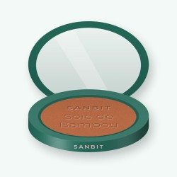 Enlumineur effet naturel Soie de Bambou – Sanbit, boîtier 7 g, teinte Cuivre
