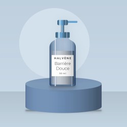 Barrière Douce crème hydratante haute tolérance – Halvène, photo d'ambiance