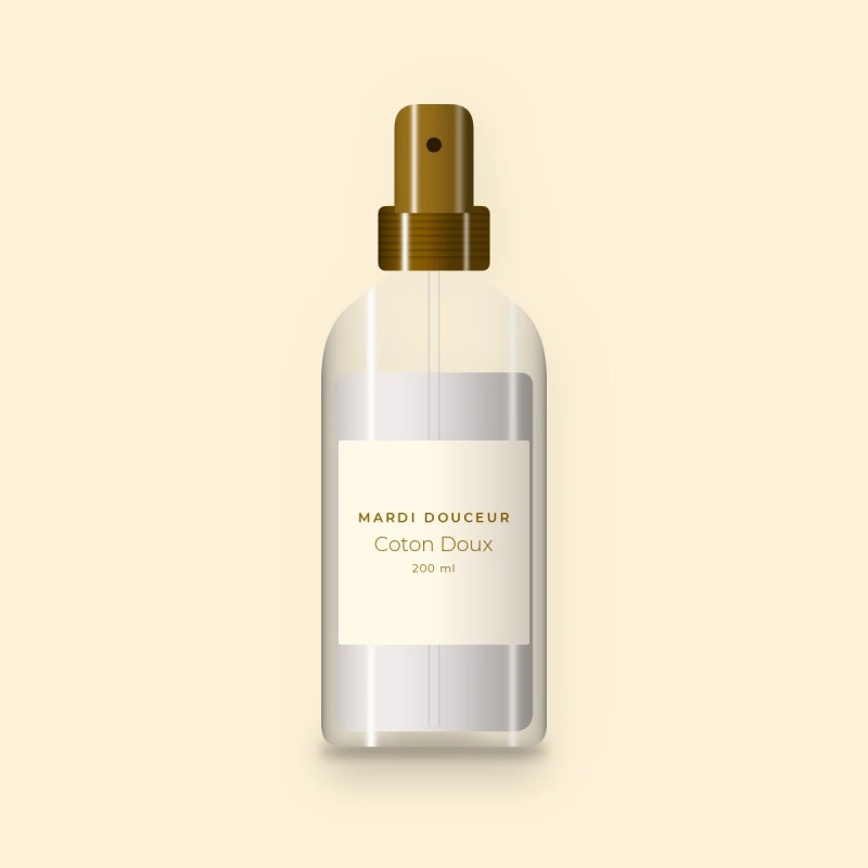 Lotion tonique sébo-régulatrice Coton Doux – Mardi Douceur, flacon spray 200 ml