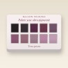 Palette yeux ultra-pigmentée à la poudre de soie – Balcon Pourpre, 4 × 1,2 g, teinte Tons prune