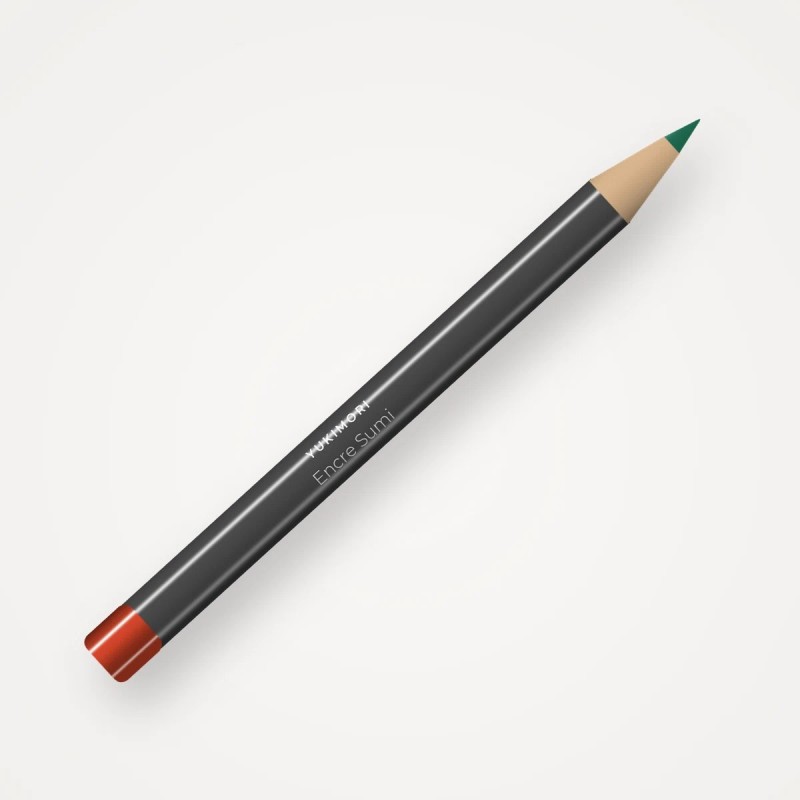 Eyeliner haute pigmentation Encre Sumi – Yukimori, crayon 0,3 g, teinte Vert émeraude