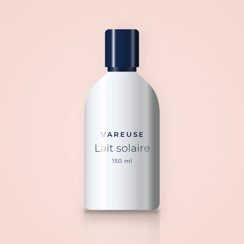Lait solaire hydratation intense à l'huile d'abricot SPF 50 – Vareuse, flacon 150 ml