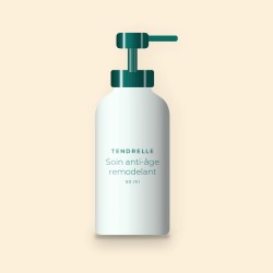 Soin anti-âge remodelant au squalane – Tendrelle, flacon-pompe 50 ml
