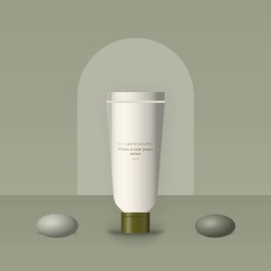 Crème à raser peaux mixtes à l'huile de noisette pour homme – Le Cartographe, photo d'ambiance