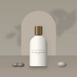Shampooing lissant à l'extrait de ginseng – Pettine di Seta, photo d'ambiance
