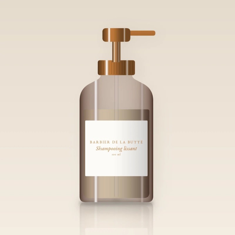 Shampooing lissant aux protéines de quinoa – Barbier de la Butte, flacon-pompe 100 ml