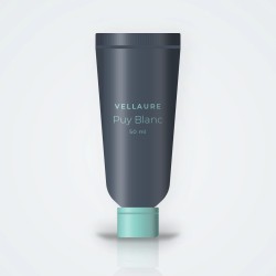Crème hydratante ultra-légère Puy Blanc – Vellaure, tube 50 ml