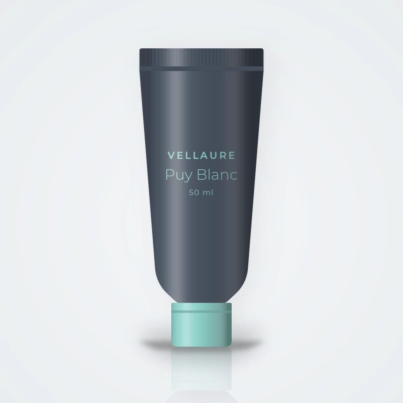 Crème hydratante ultra-légère Puy Blanc – Vellaure, tube 50 ml