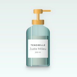 Juste Milieu nettoyant visage micellaire – Tendrelle, flacon-pompe 200 ml