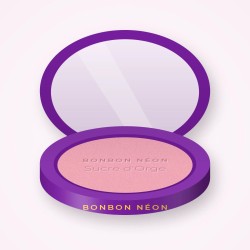 Blush modulable Sucre d'Orge – Bonbon Néon, boîtier 6 g, teinte 02 Rose tendre