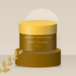 Gommage visage haute tolérance Petit Nuage – Mardi Douceur, photo d'ambiance