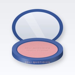 Blush Matin Pressé anti-fatigue – Joli Quotidien, boîtier 4 g, teinte 01 Rose poudré