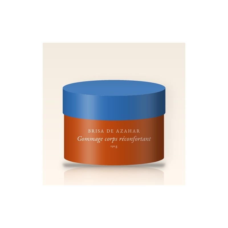 Gommage corps réconfortant au sucre et au sel marin – Brisa de Azahar, pot 150 g