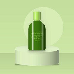Shampooing clarifiant aux céramides – Fraîcheline, photo d'ambiance