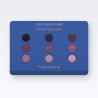 Palette yeux Mine Reposée résistante à l'eau – Joli Quotidien, 4 × 1,2 g, teinte Tons prune