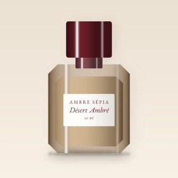 Parfum Désert Ambré glamour – Ambre Sépia, flacon 50 ml