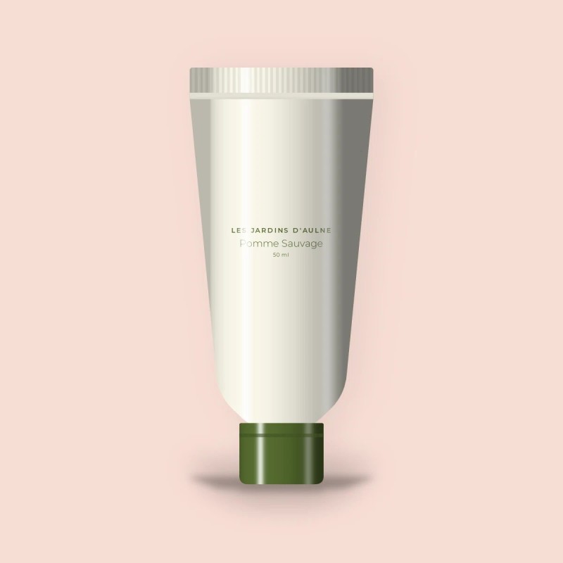 Pomme Sauvage gommage visage express – Les Jardins d'Aulne, tube 50 ml