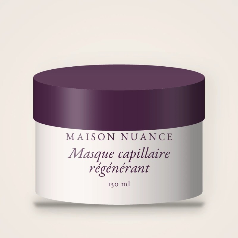 Masque capillaire régénérant à l'huile d'avocat – Maison Nuance, pot 150 ml