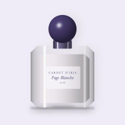 Parfum Page Blanche espiègle – Carnet d'Iris, flacon 30 ml