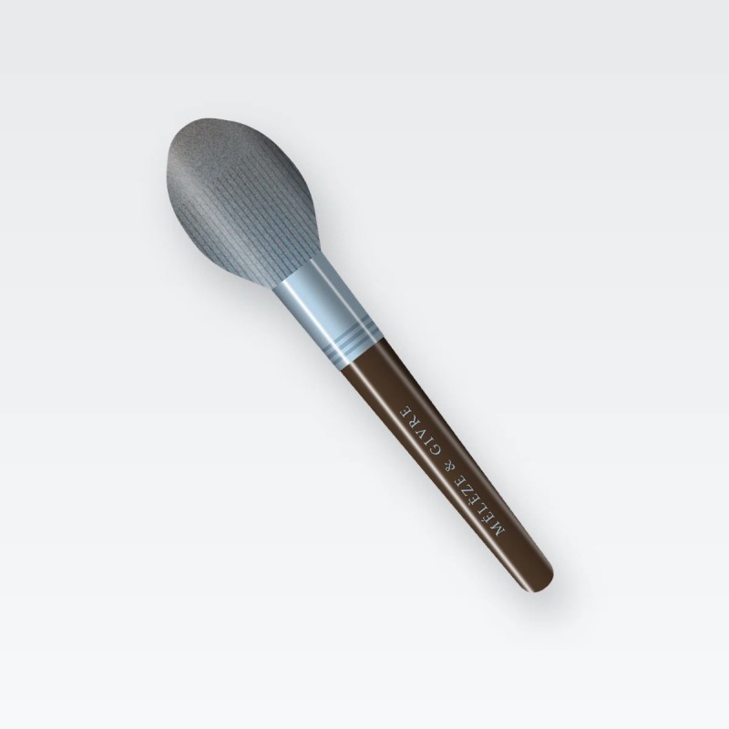 Brosse à cheveux Sève d'Érable en bois d'olivier – Mélèze & Givre, vue de face