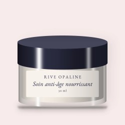 Soin anti-âge nourrissant au squalane – Rive Opaline, pot 30 ml