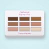 Palette yeux tout-en-un Pigment Pur – Chromalie, 9 × 1 g, teinte Tons chauds