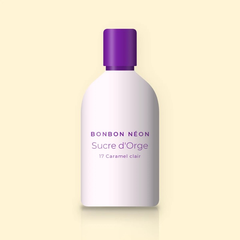 Fond de teint Sucre d'Orge au thé vert – Bonbon Néon, flacon 35 ml, teinte 17 Caramel clair