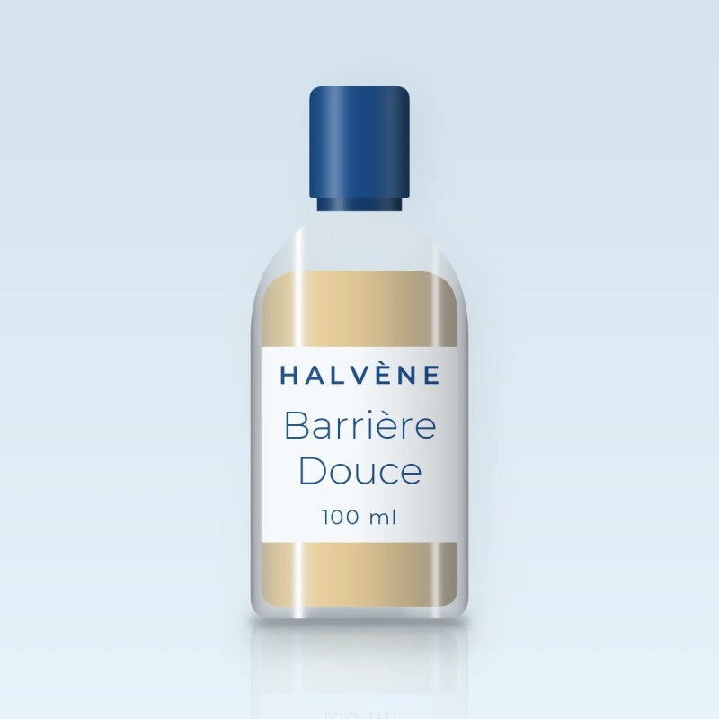 Huile corps Barrière Douce éclat – Halvène, flacon 100 ml