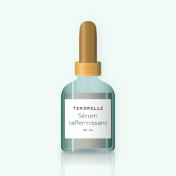Sérum raffermissant au complexe peptidique – Tendrelle, flacon compte-gouttes 50 ml