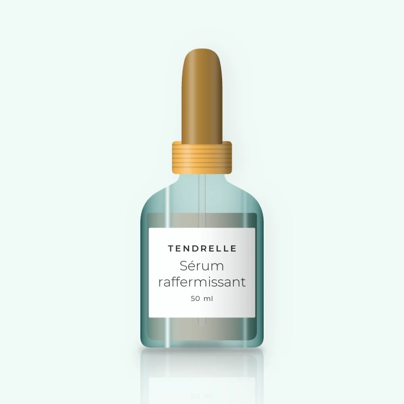 Sérum raffermissant au complexe peptidique – Tendrelle, flacon compte-gouttes 50 ml