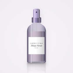 Brume Marge Florale au jasmin sambac – Carnet d'Iris, flacon spray 100 ml