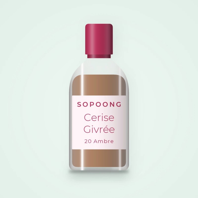 Fond de teint Cerise Givrée confort – Sopoong, flacon 30 ml, teinte 20 Ambre