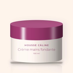 Crème mains et pieds fondante à l'huile d'avocat – Mousse Câline, pot 100 ml