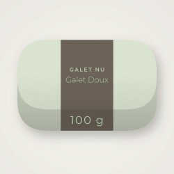 Savon Galet Doux à l'huile de sésame – Galet Nu, pain 100 g