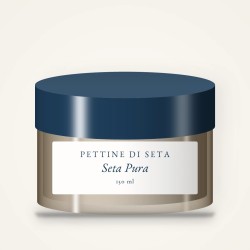 Masque capillaire éclat couleur Seta Pura – Pettine di Seta, pot 150 ml