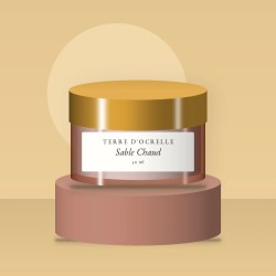 Sable Chaud crème hydratante veloutée – Terre d'Ocrelle, photo d'ambiance